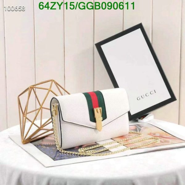 Gucci AAA+ Replica Gucci Sylvie Leather Flap Bag GGB0906115134