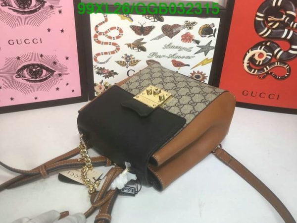 Gucci Padlock AAA+ Replica Coated Leather Mini Backpack GGB0323154831