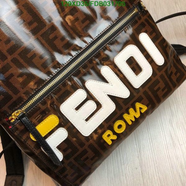 Fendi AAA+ Replica Large Designer Logo Backpack FDB0317051125