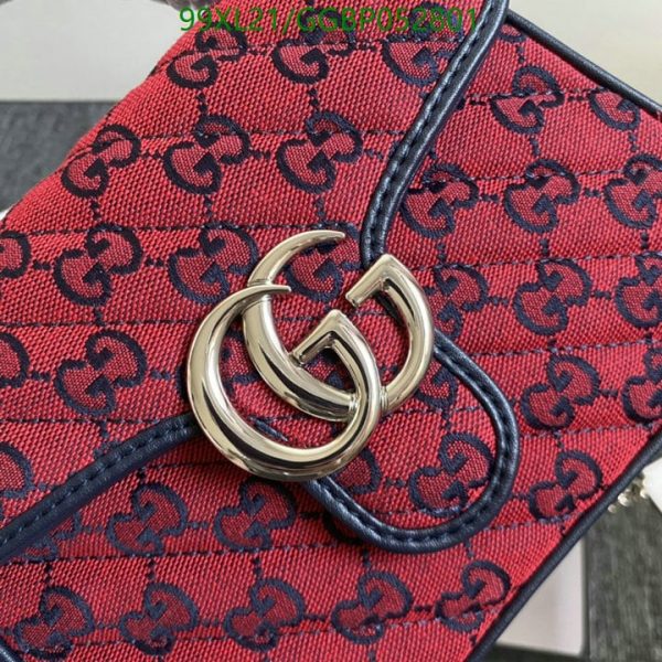 Gucci AAA+ Replica GG Marmont Top-Handle Bag GGBP052801521