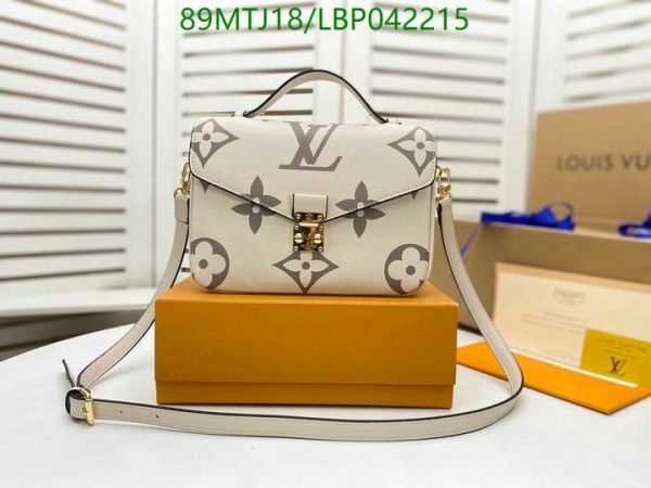 Louis Vuitton AAA+ Replica Black/White Pochette Metis LBP0422150874