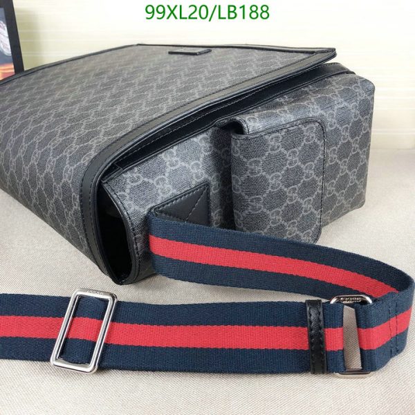 Gucci AAA+ Replica Patch Work Flap Messenger Bag LB18825874326