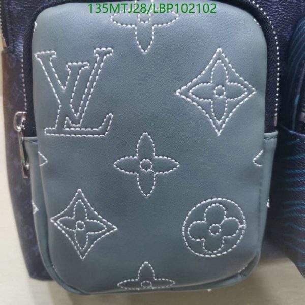 Louis Vuitton AAA+ Replica Multipocket Asymmetric Zipper Pockets Backpack LBP1021025016