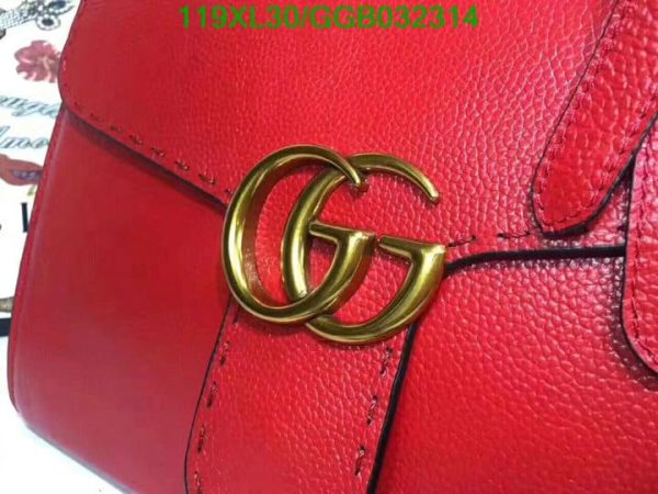 Gucci AAA+ Replica Multicolor GG Marmont Top Handle Bag GGB0323144638