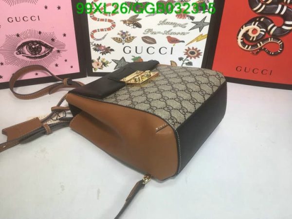 Gucci Padlock AAA+ Replica Coated Leather Mini Backpack GGB0323154831