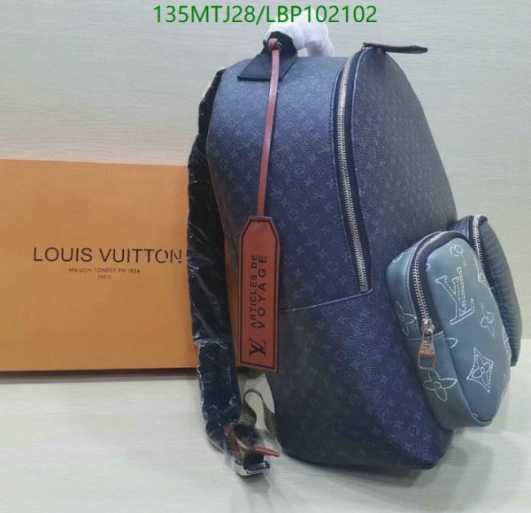 Louis Vuitton AAA+ Replica Multipocket Asymmetric Zipper Pockets Backpack LBP1021025016