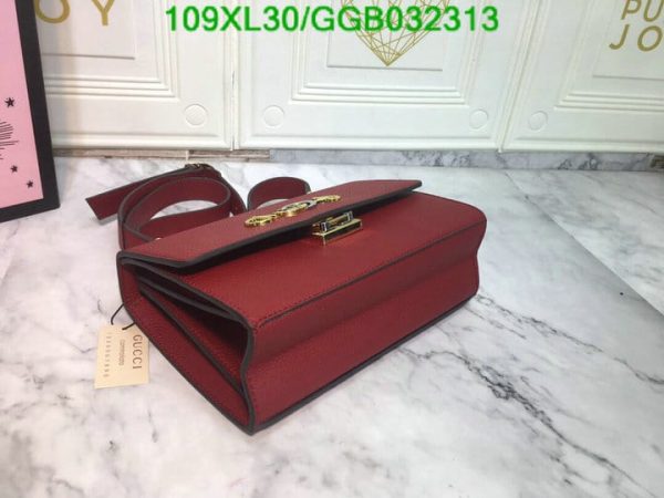 Gucci Zumi AAA+ Replica Leather Small Shoulder Bag GGB0323136421