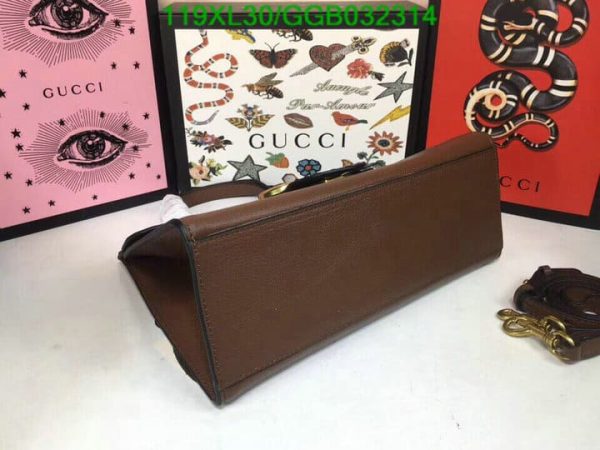 Gucci AAA+ Replica Multicolor GG Marmont Top Handle Bag GGB0323144638