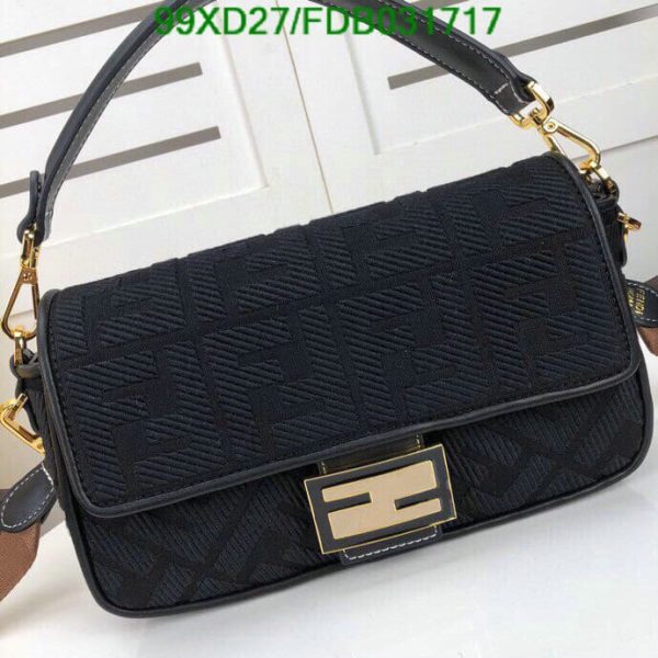 Fendi AAA+ Replica Zucca Baguette Shoulder Bag FDB0317171110