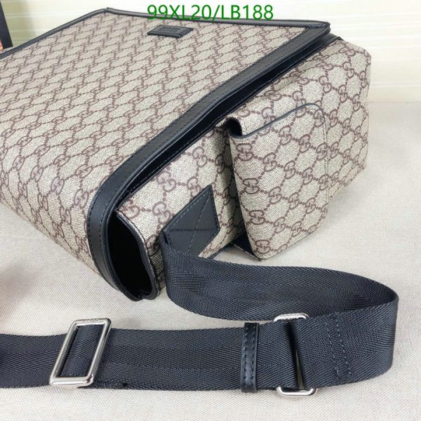 Gucci AAA+ Replica Patch Work Flap Messenger Bag LB18825874326