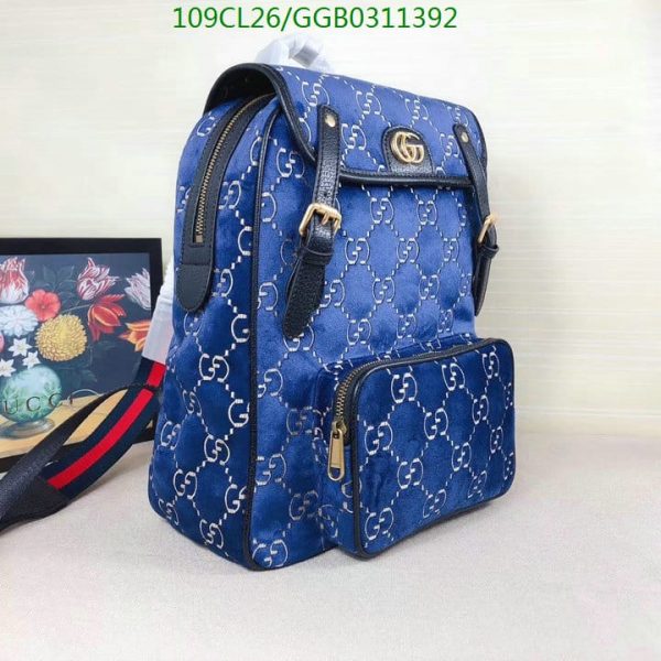 Gucci AAA+ Replica Luxury Inspired Velvet Small Backpack GGB0313924851