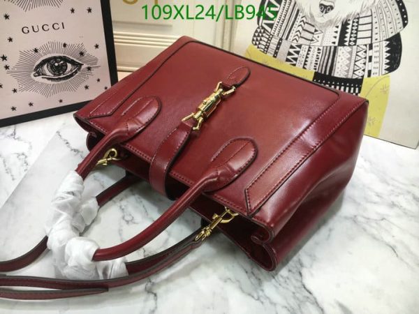 Gucci AAA+ Replica Jackie Leather Tote Bag LB94535864213