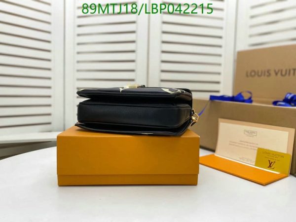 Louis Vuitton AAA+ Replica Black/White Pochette Metis LBP0422150874