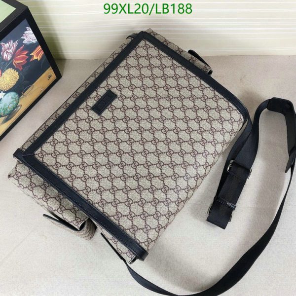 Gucci AAA+ Replica Patch Work Flap Messenger Bag LB18825874326