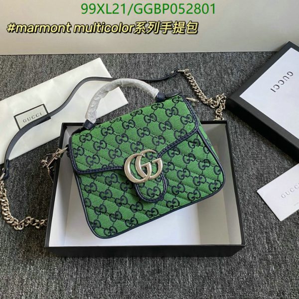 Gucci AAA+ Replica GG Marmont Top-Handle Bag GGBP052801521