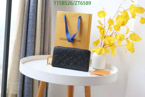 Louis Vuitton 1:1 Mirror Lagon Zippy Long Ladies Wallet ZT65895481972