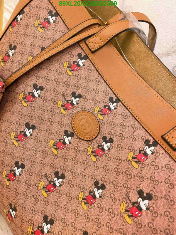 Gucci X Disney AAA+ Replica Mickey Mouse Beige Tote Bag GGB0323094632