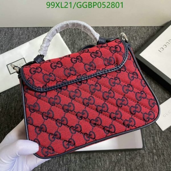 Gucci AAA+ Replica GG Marmont Top-Handle Bag GGBP052801521