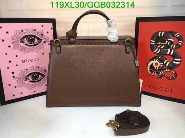 Gucci AAA+ Replica Multicolor GG Marmont Top Handle Bag GGB0323144638