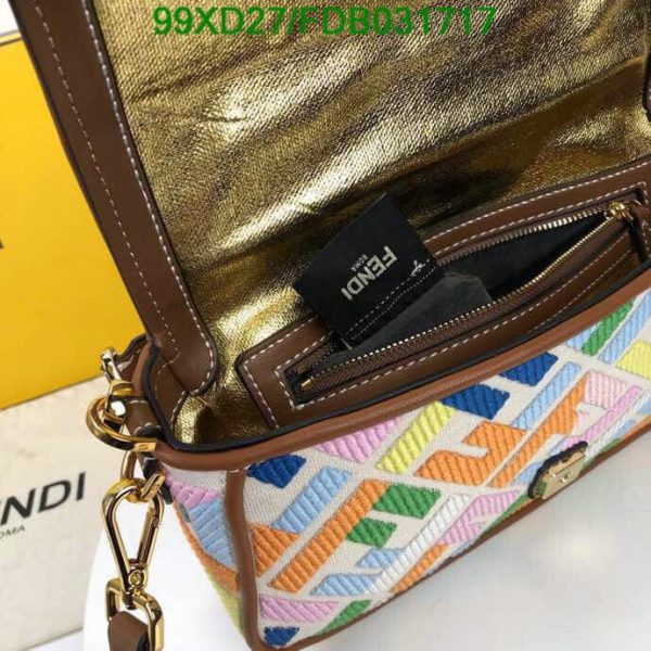 Fendi AAA+ Replica Zucca Baguette Shoulder Bag FDB0317171110