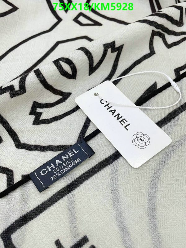 Chanel Replica Cashmere White Square Shawl & Scarf