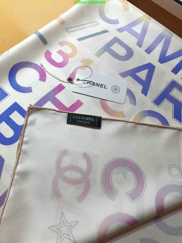 Chanel Replica Rue Cambon 31 Silk Neon Square Scarf