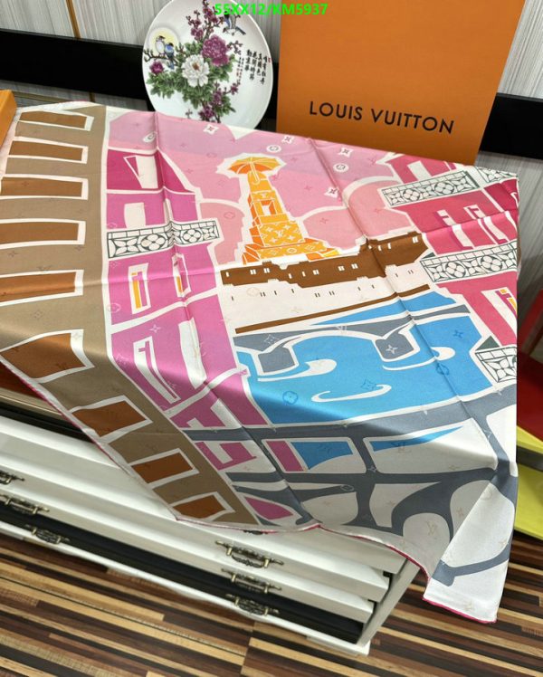 Louis Vuitton Replica LV Visionary Square 90 Scarf