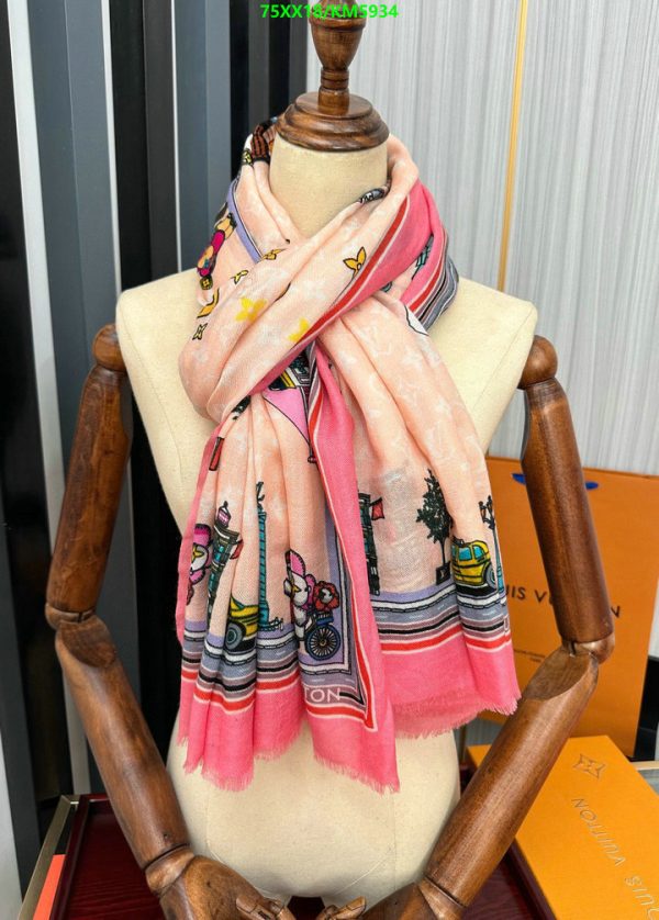 Louis Vuitton Replica Vivienne Animation Cashmere Scarf