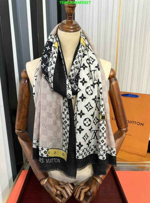 Louis Vuitton Replica Cashmere Monogram Woman Scarf