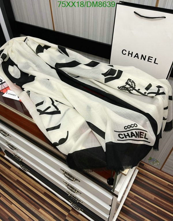 Chanel Replica Cashmere Coco CC Square Scarf