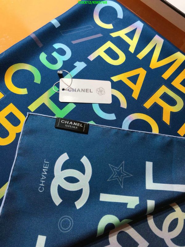 Chanel Replica Rue Cambon 31 Silk Neon Square Scarf