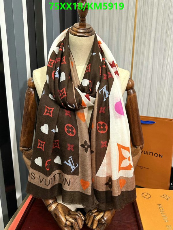 Louis Vuitton Replica Game On Bandeau Cashmere Scarf