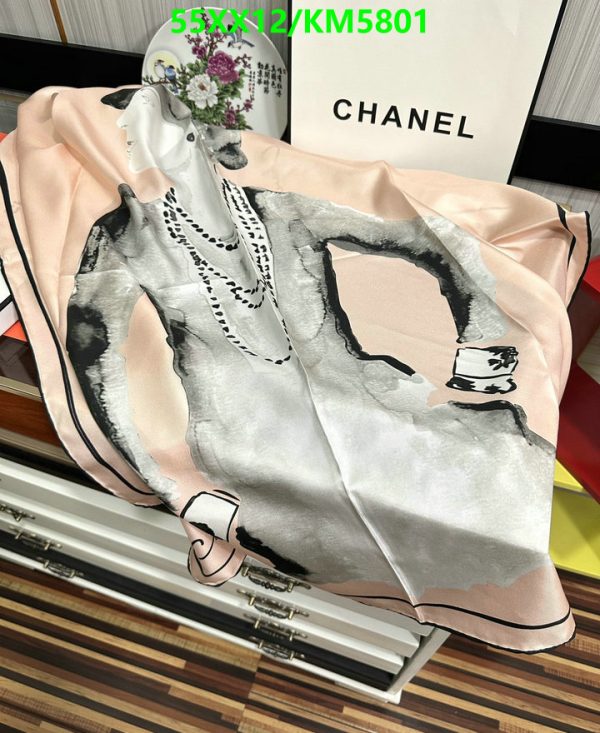 Chanel Replica Coco Silk handkerchief Dress Rack Square