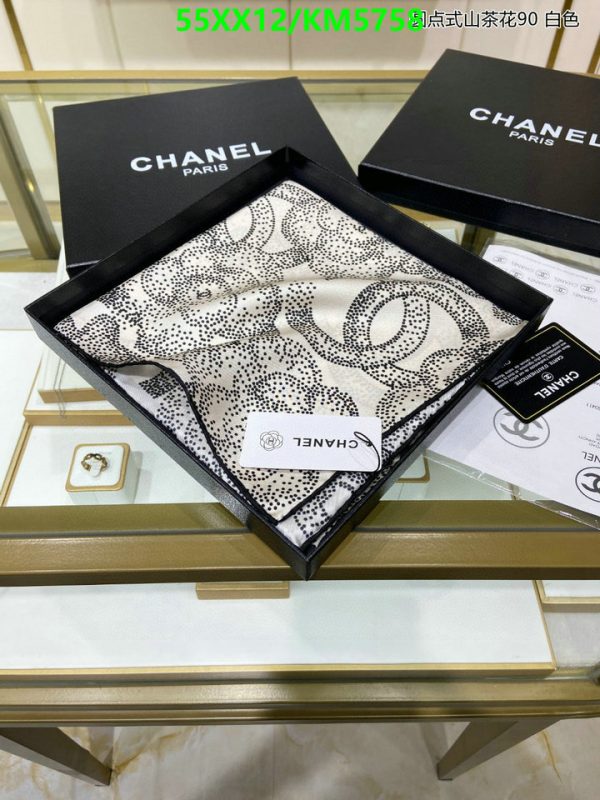 Chanel Replica Silk Luxury CC Logo Woman Square 90