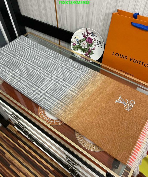 Louis Vuitton Replica Nigo Cashmere Scarf