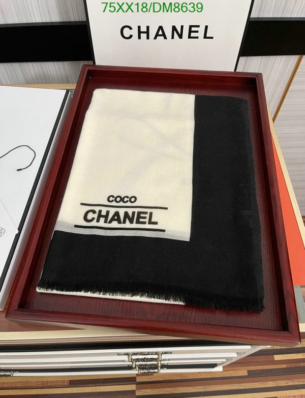 Chanel Replica Cashmere Coco CC Square Scarf