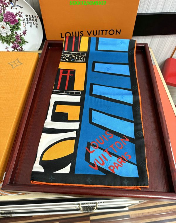 Louis Vuitton Replica LV Visionary Square 90 Scarf