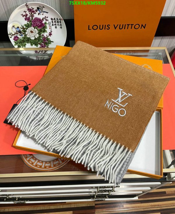 Louis Vuitton Replica Nigo Cashmere Scarf