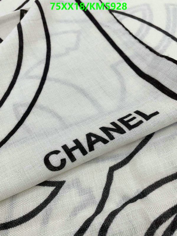 Chanel Replica Cashmere White Square Shawl & Scarf