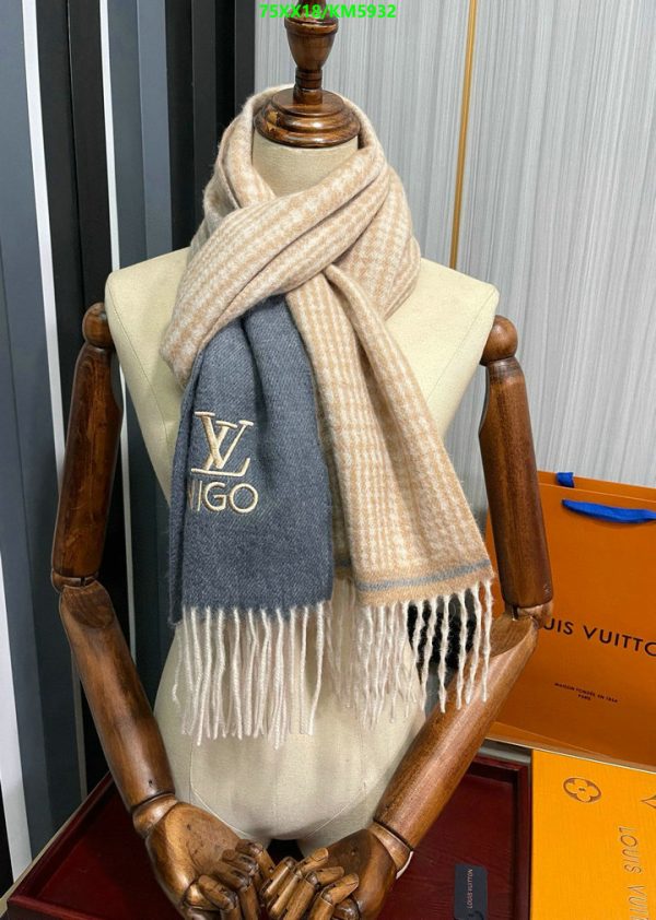 Louis Vuitton Replica Nigo Cashmere Scarf