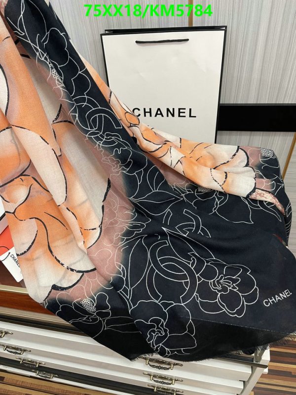 Chanel Replica Luxury Multicolour Cashmere Black Scarf