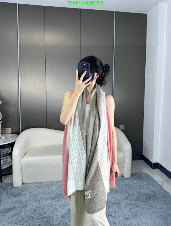 Chanel Replica Luxury CC Cashmere Stole Taupe