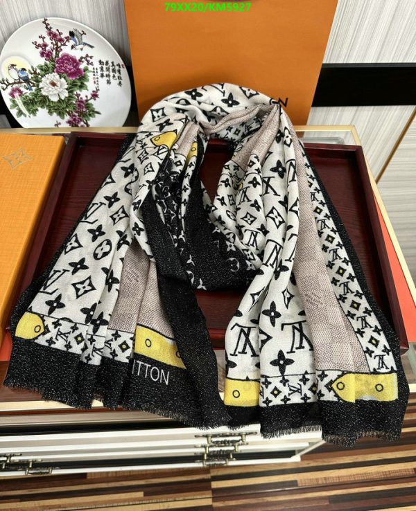 Louis Vuitton Replica Cashmere Monogram Woman Scarf