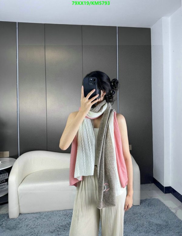 Chanel Replica Luxury CC Cashmere Stole Taupe