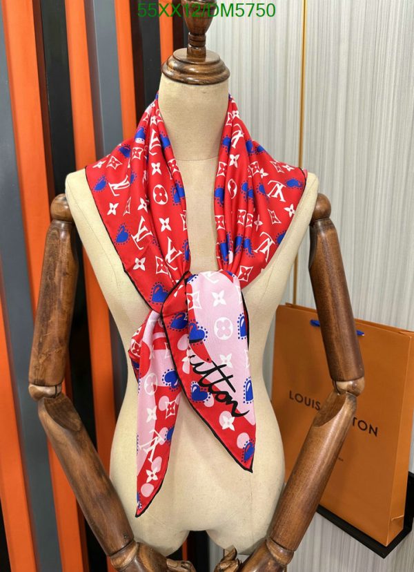 Louis Vuitton Replica Carre Bandana ILVU Silk Scarf