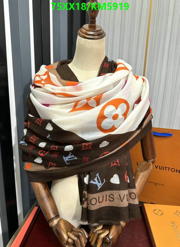 Louis Vuitton Replica Game On Bandeau Cashmere Scarf