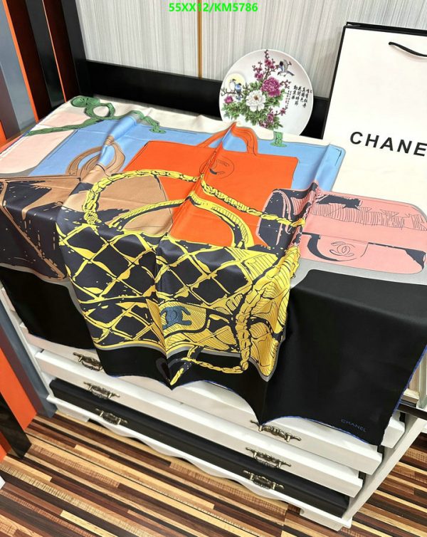 Chanel Replica Silk Bags Square 90 Twill Shawl Scarf