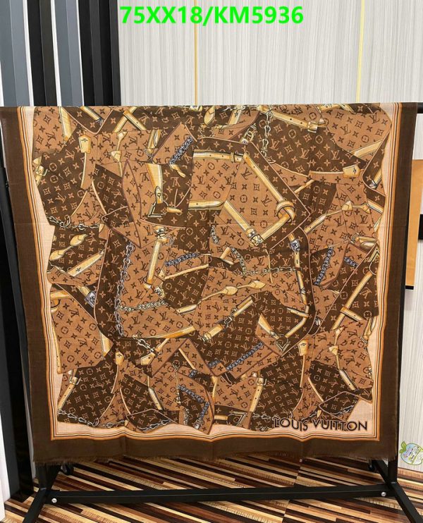 Louis Vuitton Replica Xale Dupla Face More and More XS Shawl