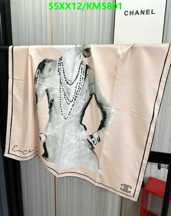 Chanel Replica Coco Silk handkerchief Dress Rack Square