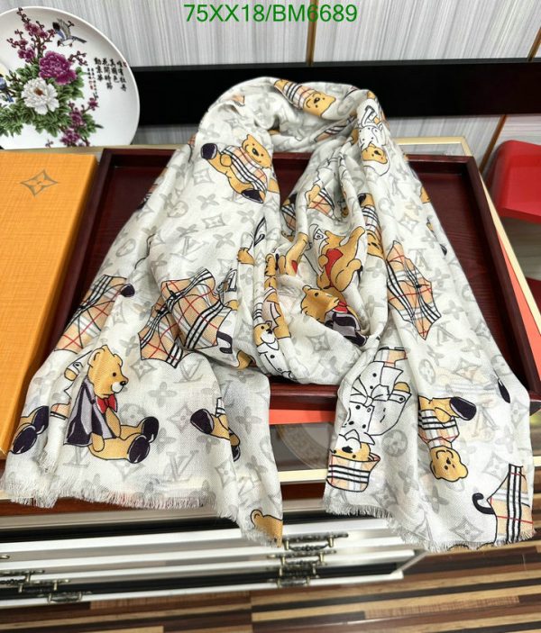 Louis Vuitton Replica Bear Happy Park Cashmere Shawl/Scarf